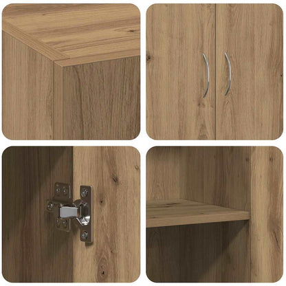 Office Cabinet Old Wood 70 x 32 x 77.5 cm Engineered Wood