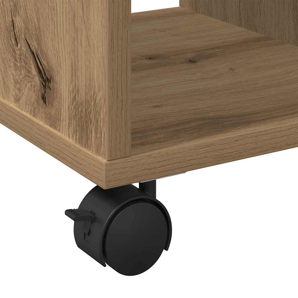 Side Table Artisan oak 50 x 30 x 55 cm Engineered Wood