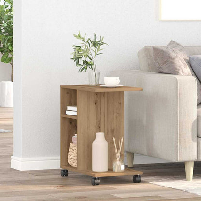 Side Table Artisan oak 50 x 30 x 55 cm Engineered Wood