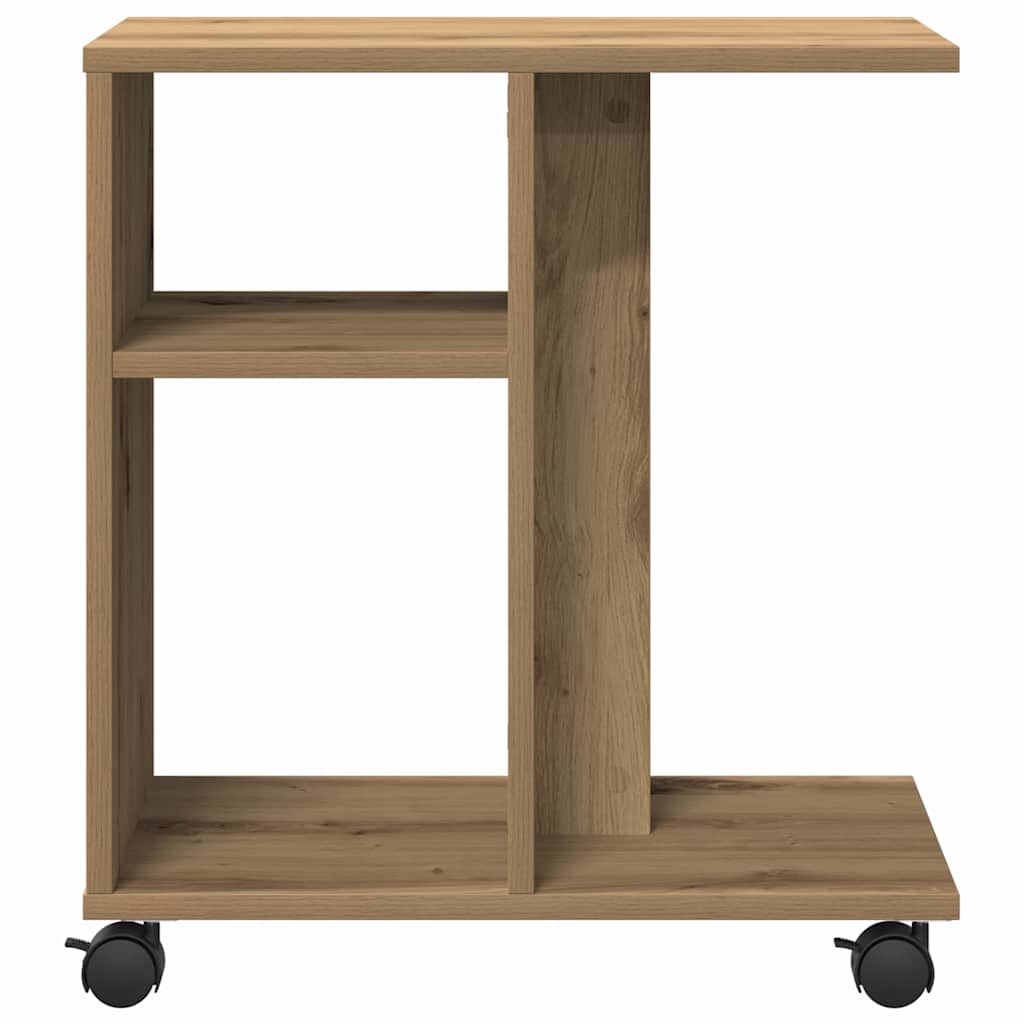 Side Table Artisan oak 50 x 30 x 55 cm Engineered Wood