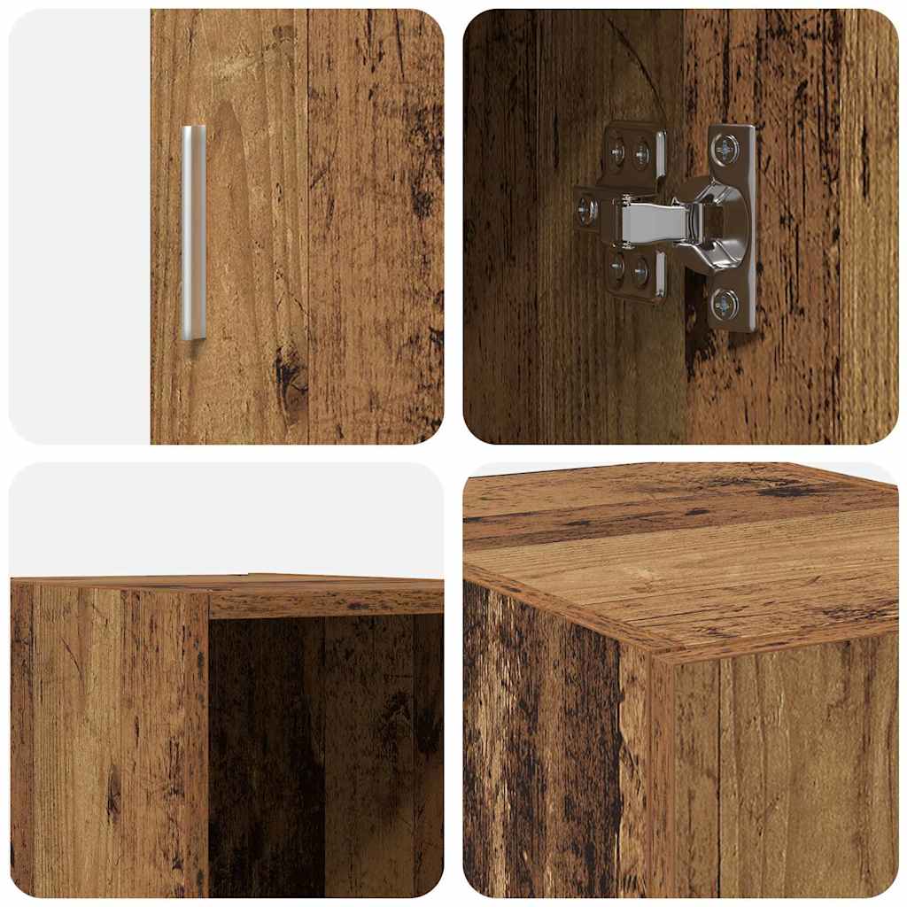 Wall-Mounted Cabinet Wall-mounted Old Wood 30 x 42.5 x 39.5 cm