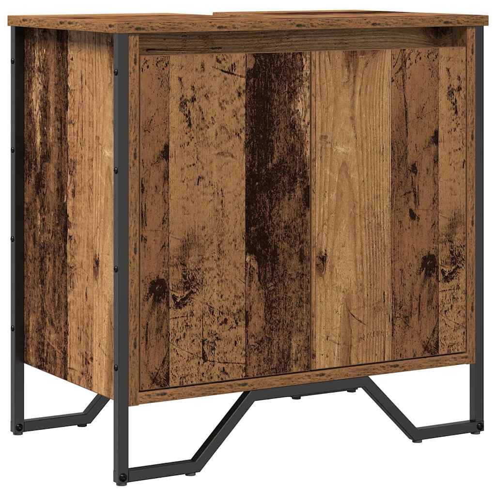 Bathroom Sink Cabinet Old Wood 60 x 35 x 60 cm Engineered wood