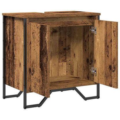 Bathroom Sink Cabinet Old Wood 60 x 35 x 60 cm Engineered wood