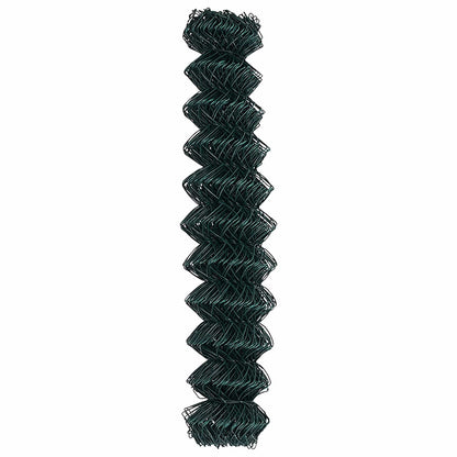 Chain Link Fence 10 x 1.2 m Steel Green