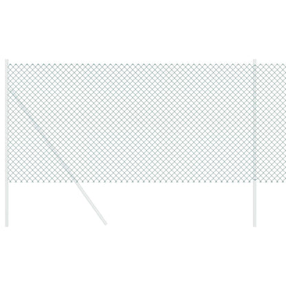 Chain Link Fence 10 x 0.6 m Steel Green