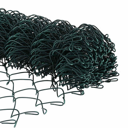 Chain Link Fence 25 x 0.4 m Steel Green