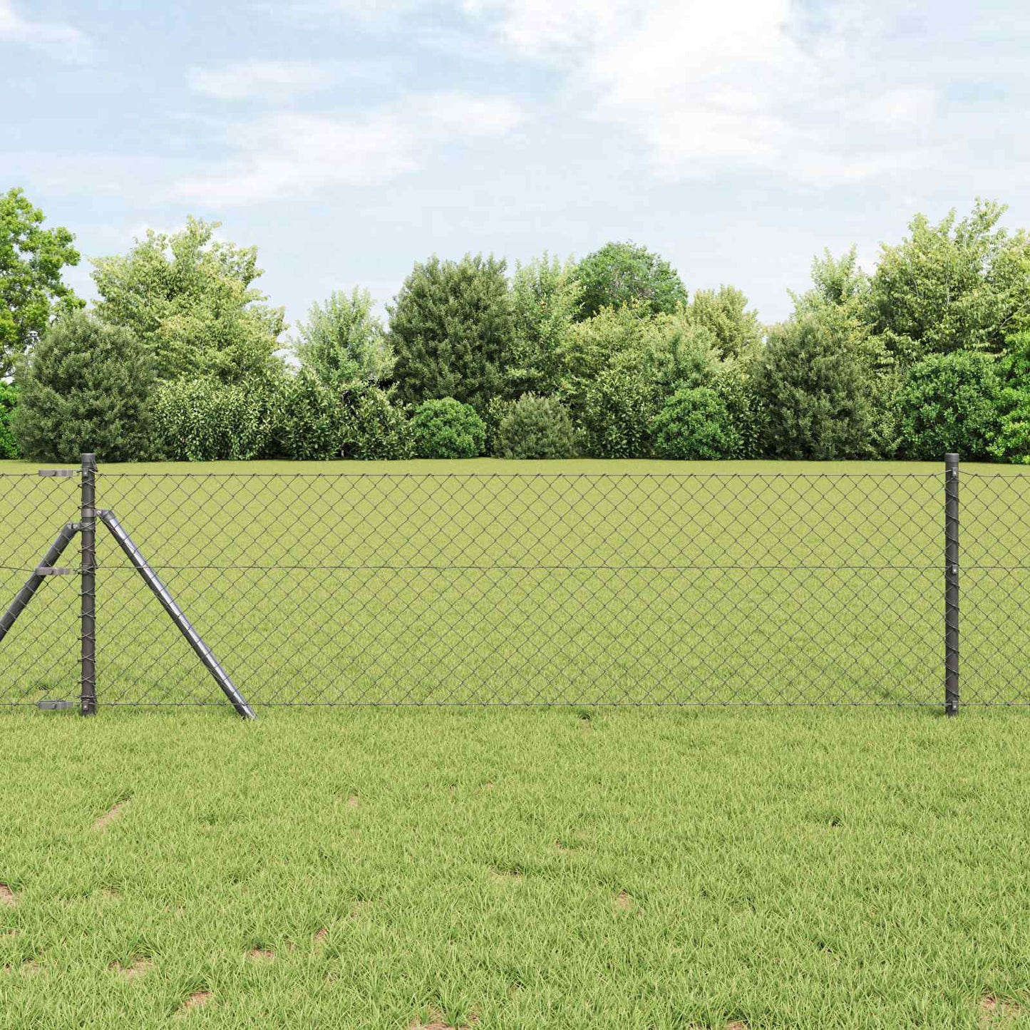 Chain Link Fence Grey