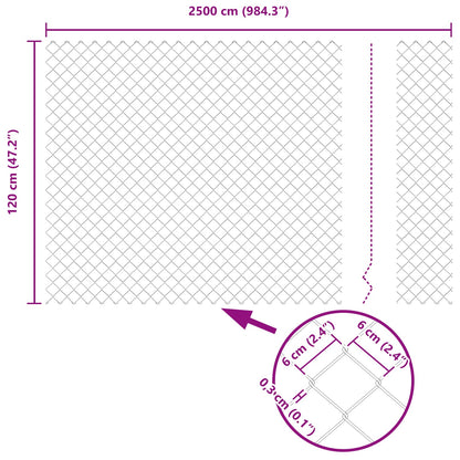 Chain Link Fence Grey