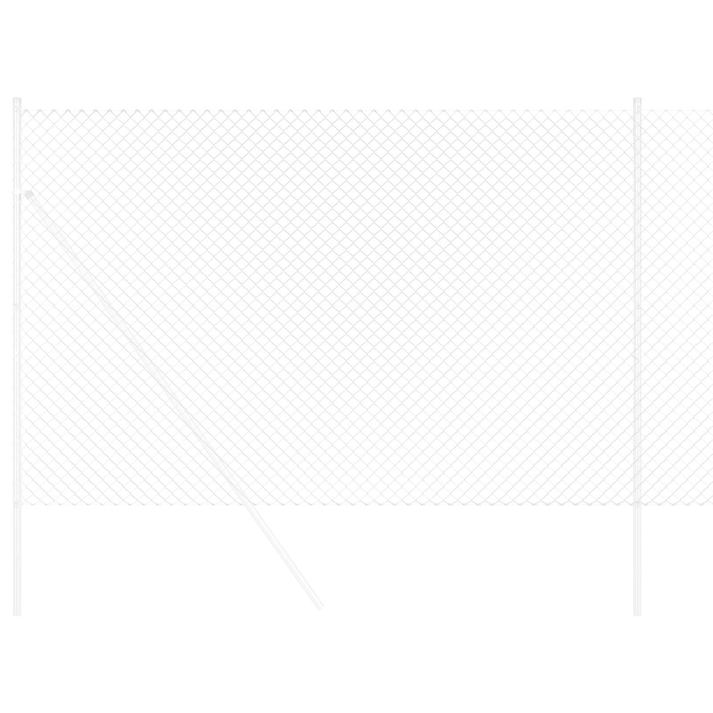 Chain Link Fence Silver