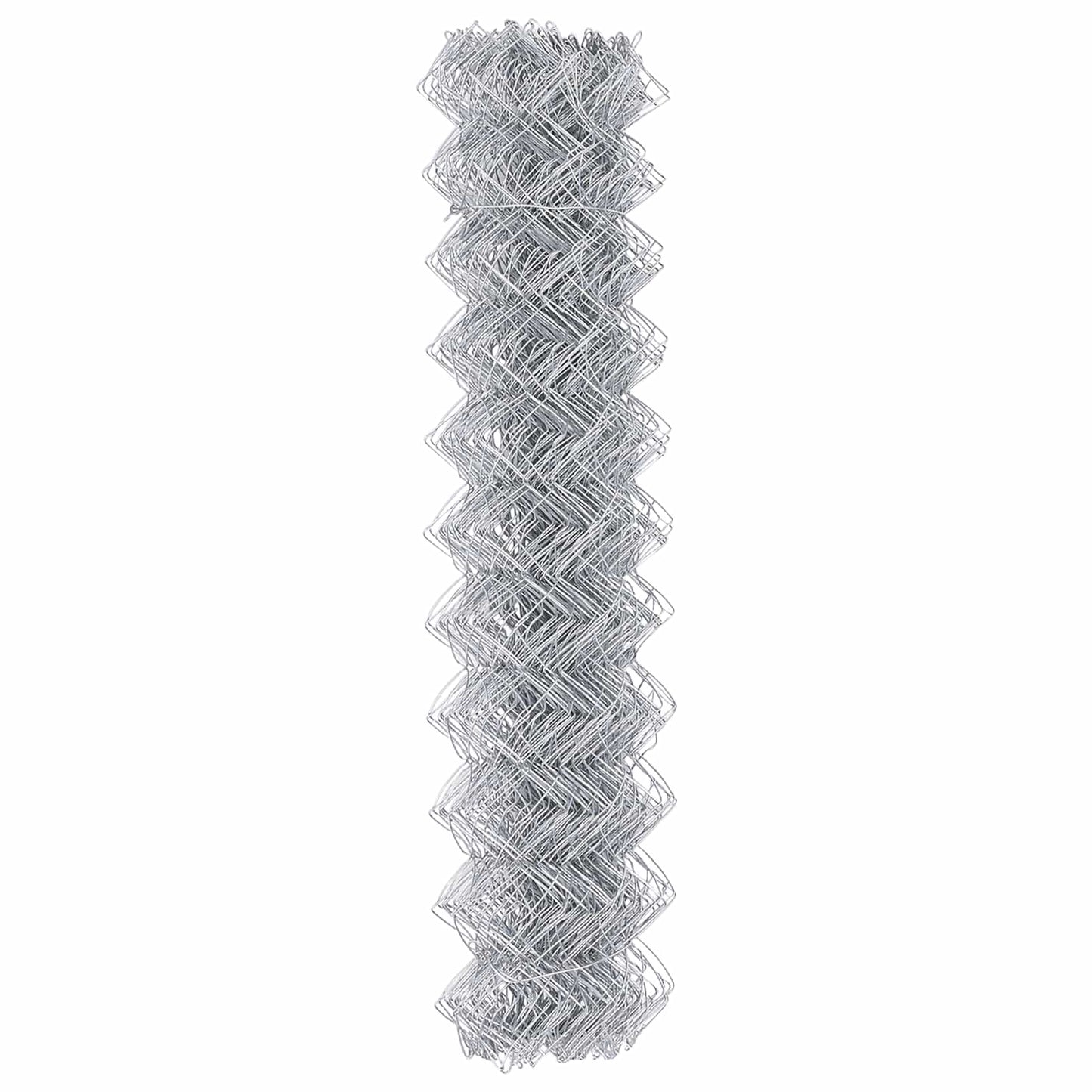 Chain Link Fence Silver