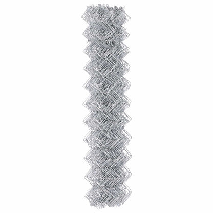 Chain Link Fence Silver