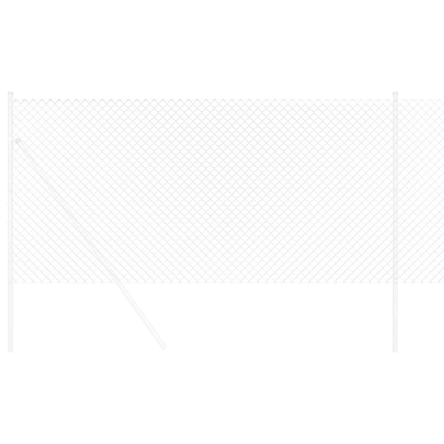 Chain Link Fence Silver