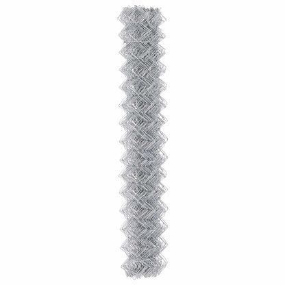 Chain Link Fence Silver