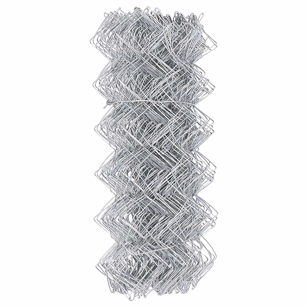 Chain Link Fence 25 x 0.6 m Galvanised steel Silver