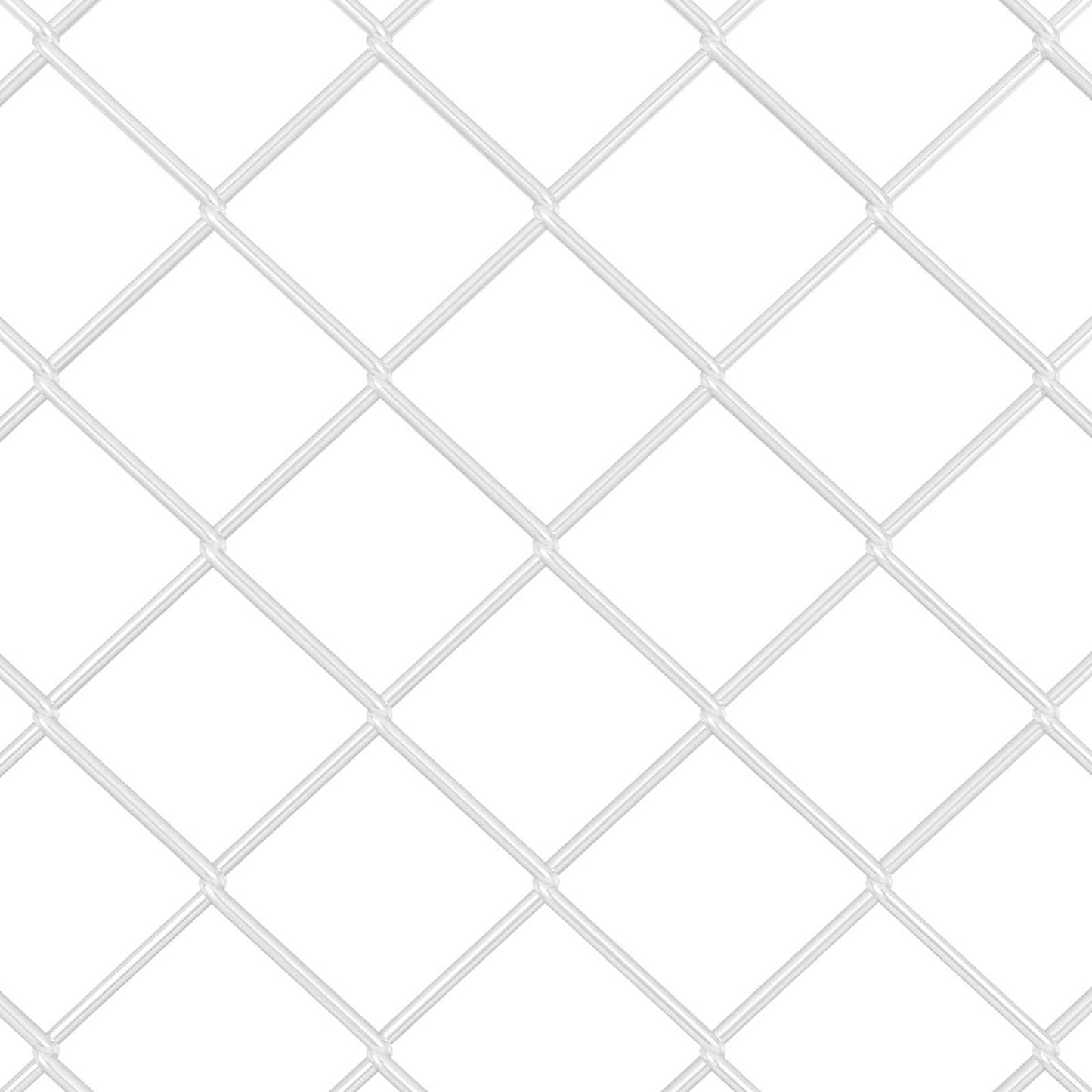 Chain Link Fence Silver 25 x 0.4 m Galvanised steel
