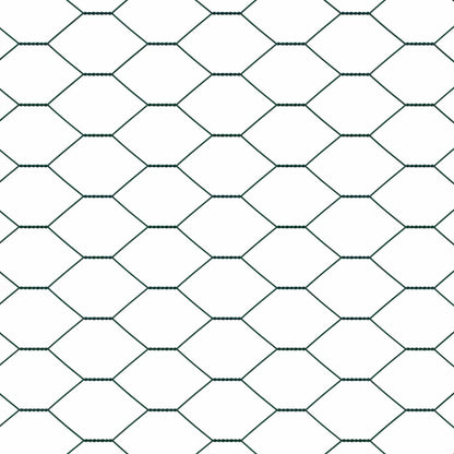 Hexagon Fence Green 0.6 x 10 m PVC