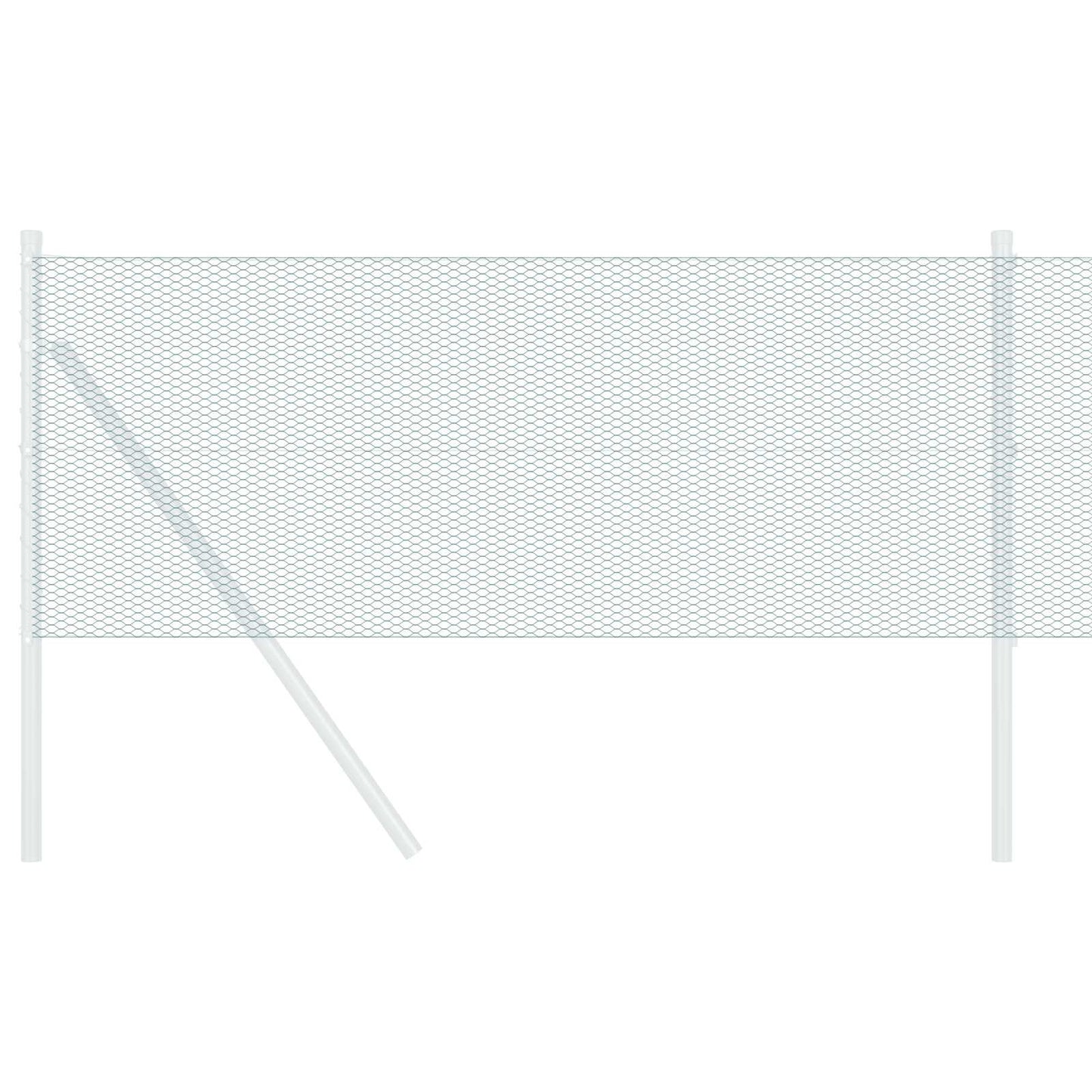 Hexagon Fence Green 0.6 x 10 m PVC
