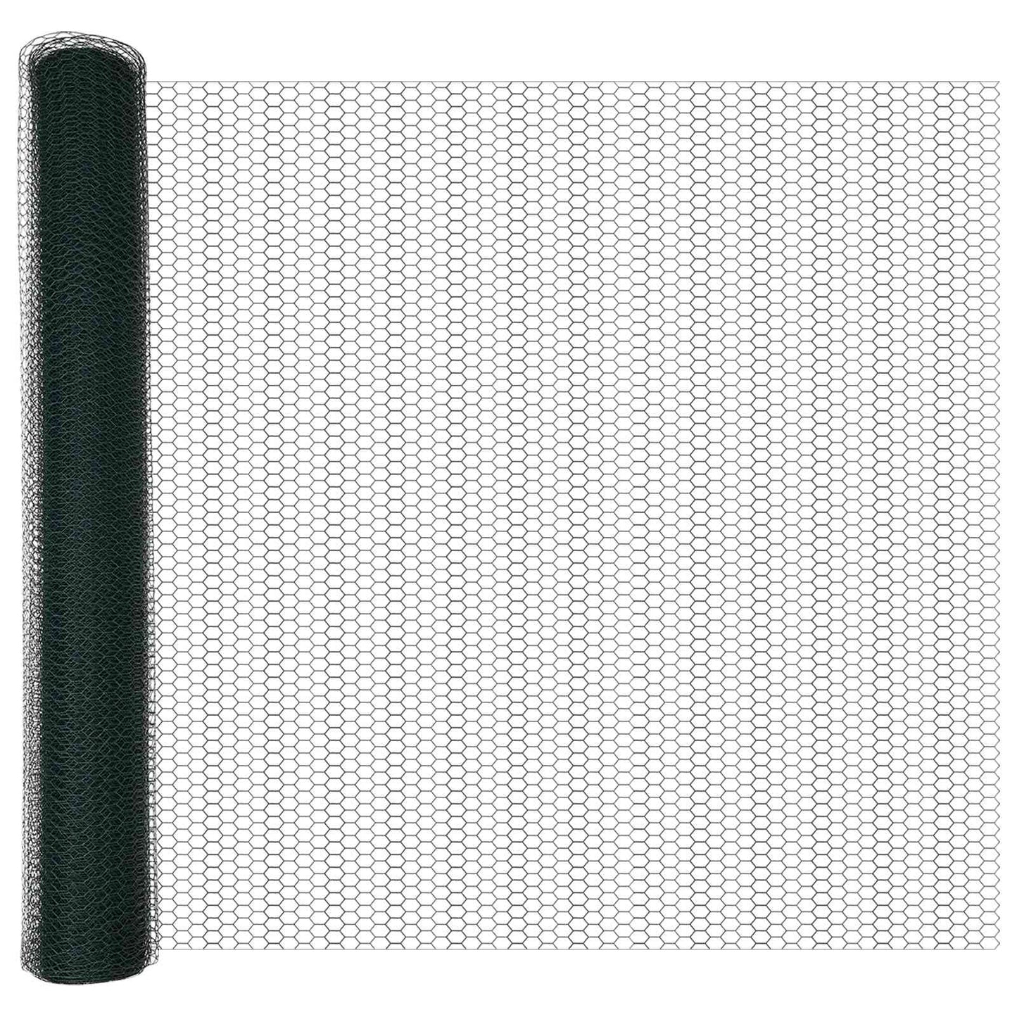 Hexagon Fence Green 1.2 x 10 m PVC
