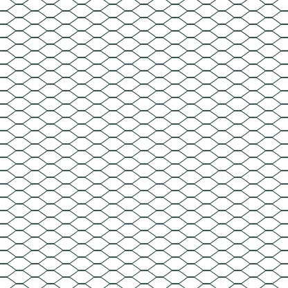 Hexagon Fence Green 1.4 x 10 m PVC