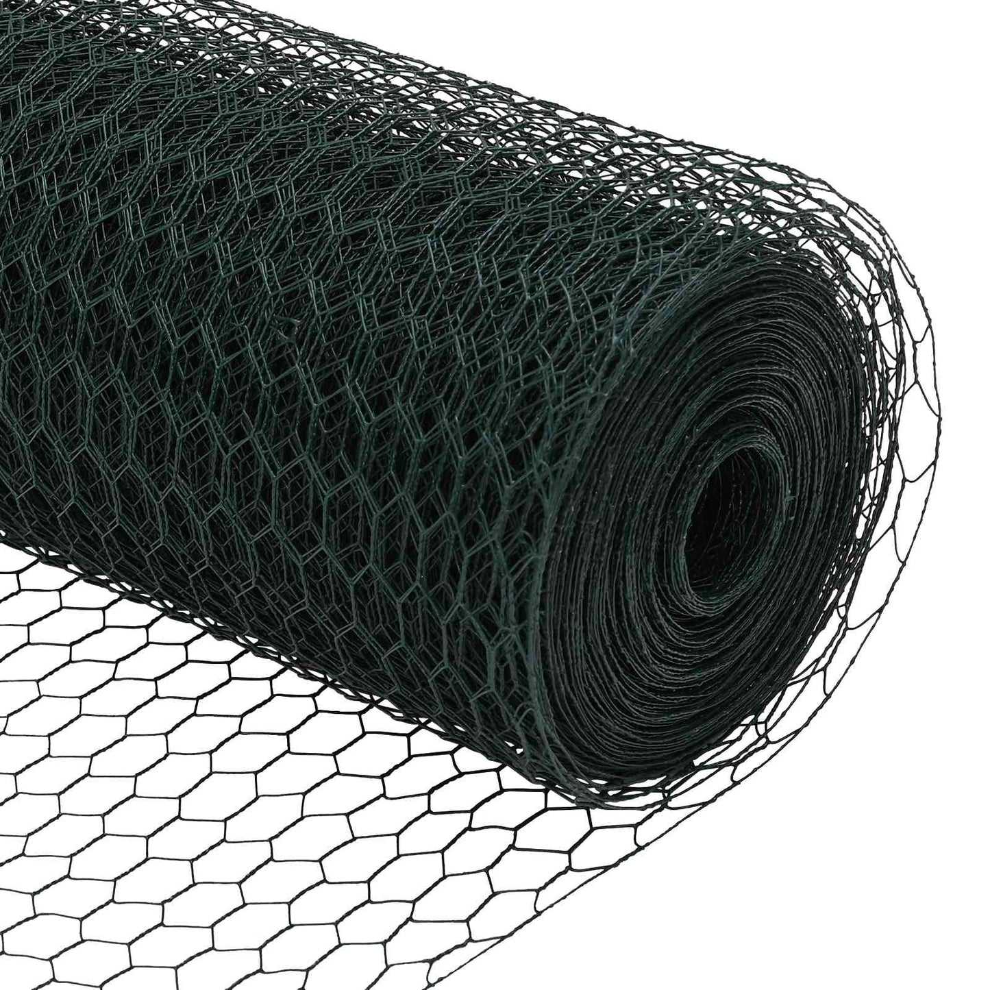 Hexagon Fence Green 1.4 x 10 m PVC