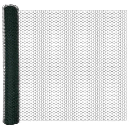 Hexagon Fence Green 1.4 x 10 m PVC