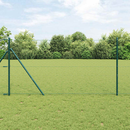 Hexagon Fence Green 1.4 x 10 m PVC