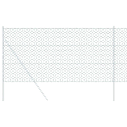 Hexagon Fence Green 1.4 x 10 m PVC