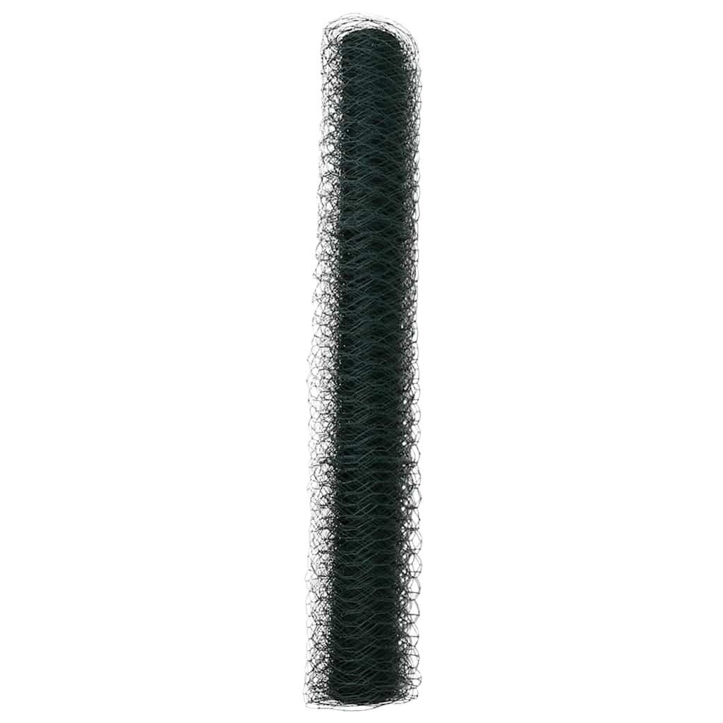 Hexagon Fence Green 1 x 50 m PVC