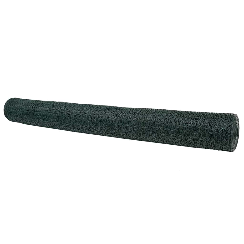 Hexagon Fence Green 1 x 100 m PVC