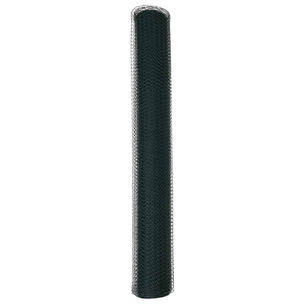 Hexagon Fence Green 1 x 100 m PVC