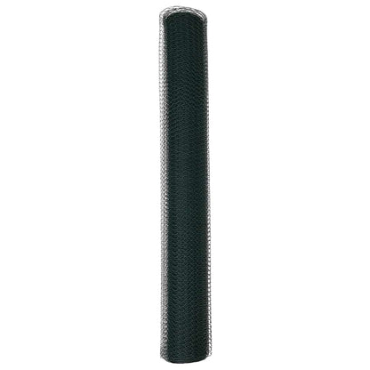 Hexagon Fence Green 1 x 100 m PVC