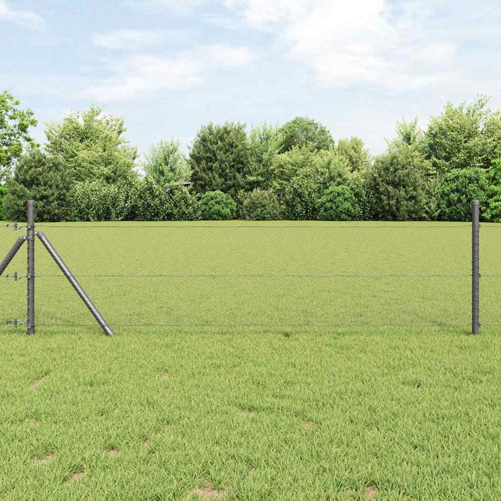 Hexagon Fence Grey 0.4 x 10 m PVC