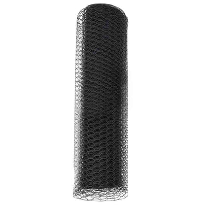 Hexagon Fence Grey 0.4 x 10 m PVC