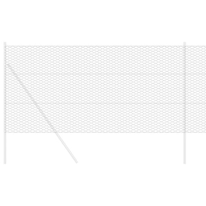 Hexagon Fence Grey 0.5 x 10 m PVC