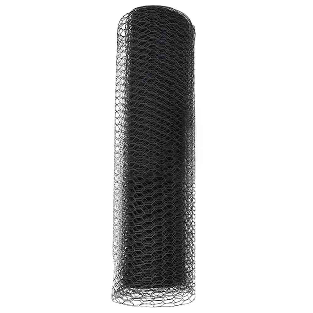 Hexagon Fence Grey 0.8 x 100 m PVC