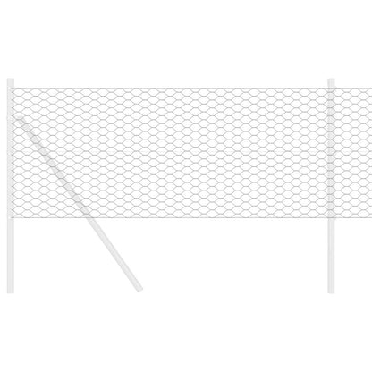 Hexagon Fence Grey 0.8 x 100 m PVC