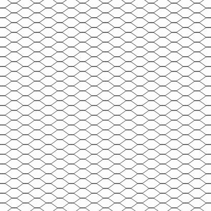 Hexagon Fence Grey 1 x 100 m PVC