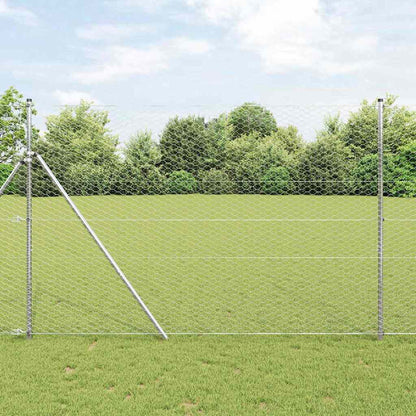 Hexagon Fence Silver 1.6 x 10 m Galvanised steel