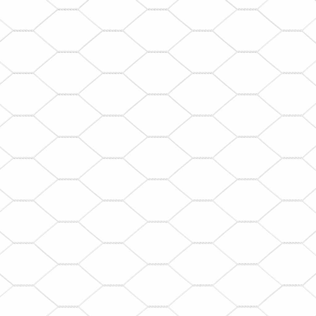 Hexagon Fence Silver 1.6 x 50 m Galvanised steel