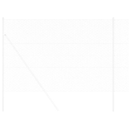 Hexagon Fence Silver 1.6 x 50 m Galvanised steel