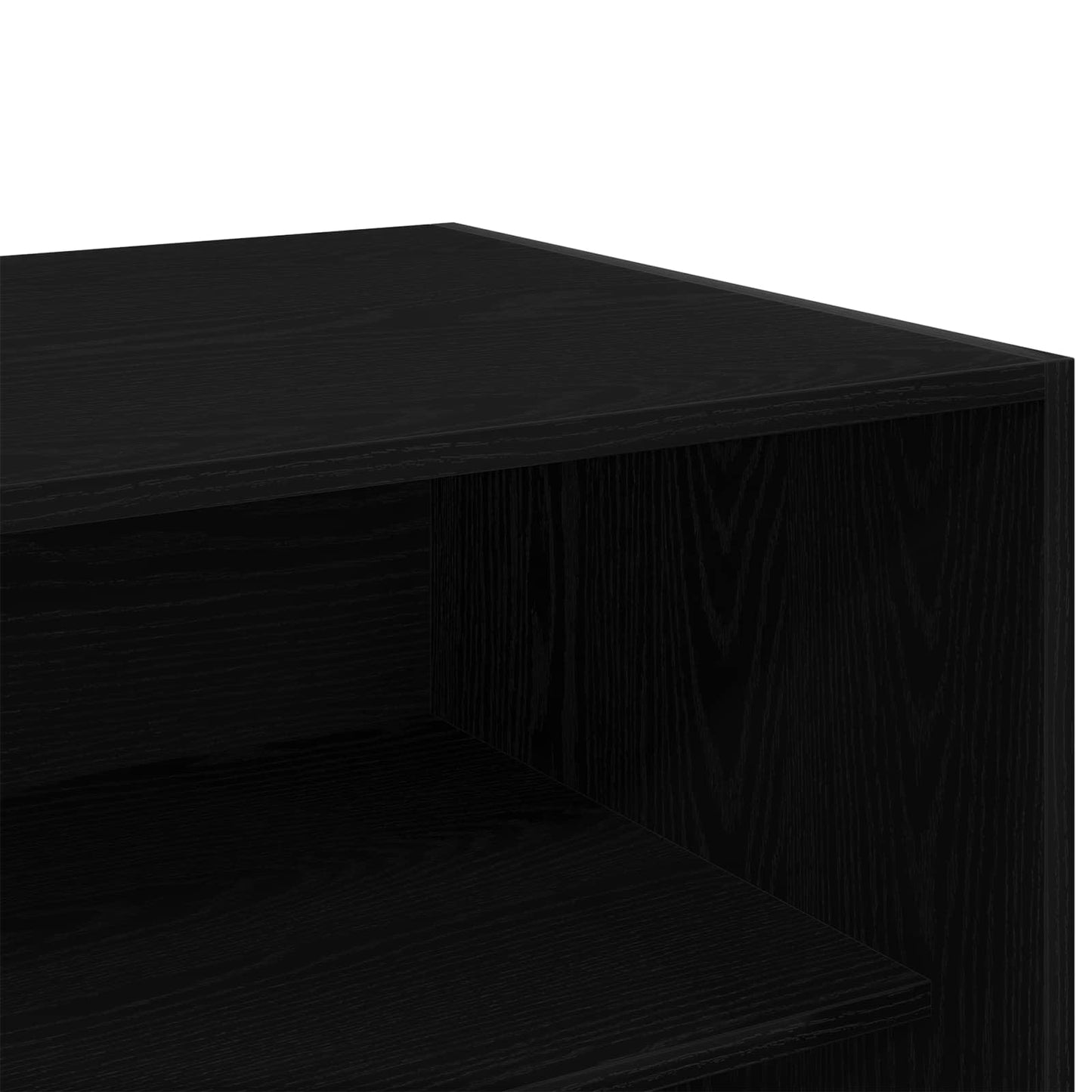 Wardrobe Black Oak 100 x 50 x 200 cm Engineered Wood