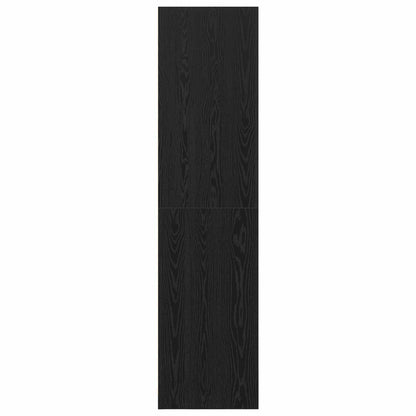 Wardrobe Black Oak 100 x 50 x 200 cm Engineered Wood