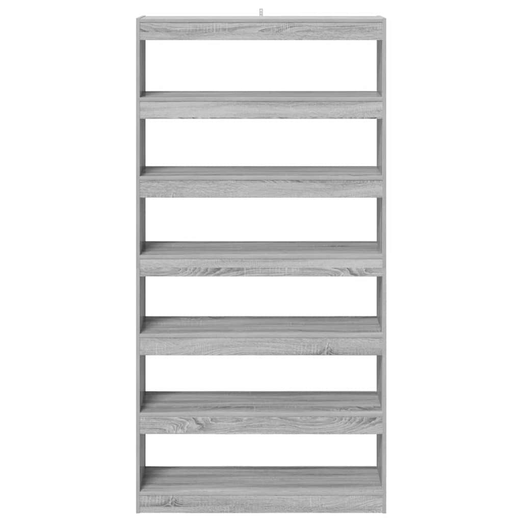 Book Cabinet 6-Tier 100 x 30 x 198 cm Engineered Wood