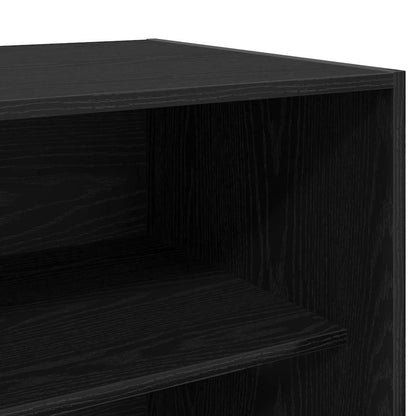 Wardrobe Black Oak 80 x 50 x 200 cm Engineered Wood