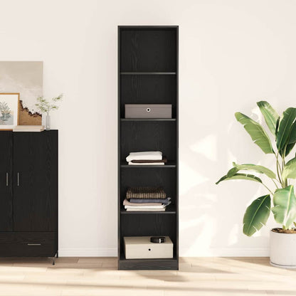 Wardrobe Black Oak 50 x 50 x 200 cm Engineered Wood