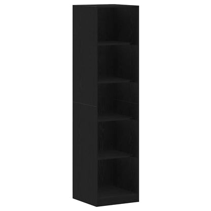 Wardrobe Black Oak 50 x 50 x 200 cm Engineered Wood