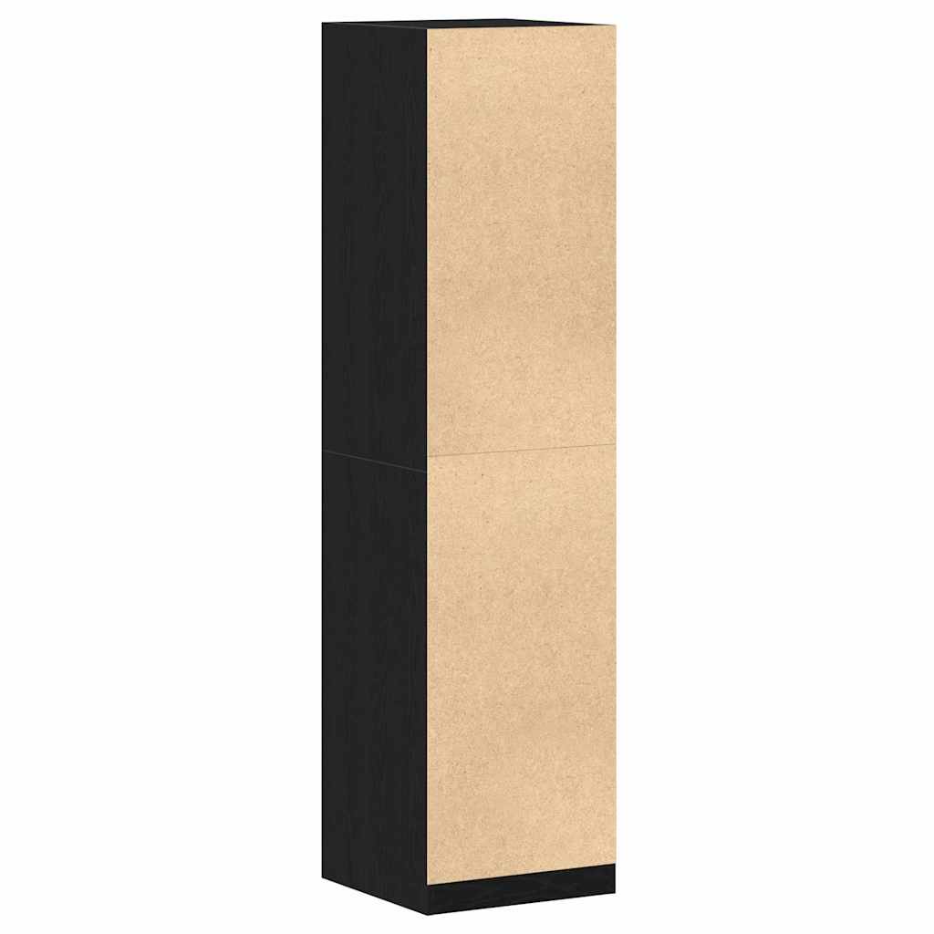 Wardrobe Black Oak 50 x 50 x 200 cm Engineered Wood