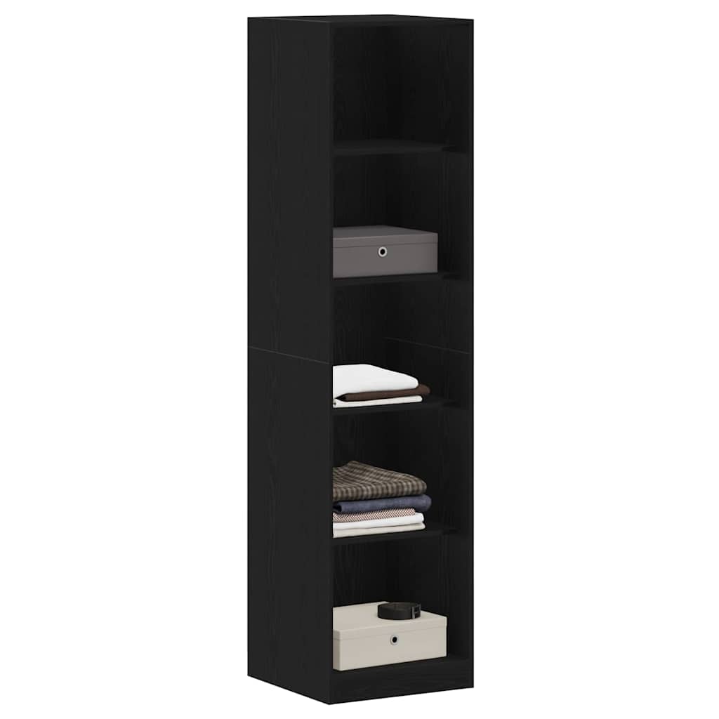 Wardrobe Black Oak 50 x 50 x 200 cm Engineered Wood
