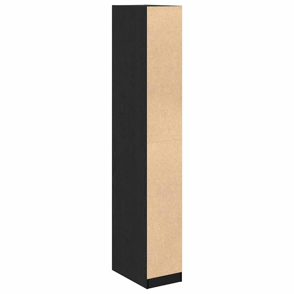 Wardrobe with Shelf Old Wood 30 x 50 x 200 cm Engineered Wood