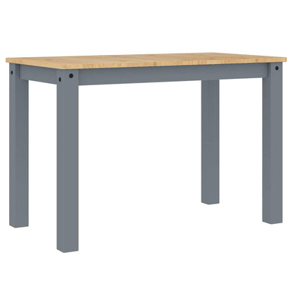3 Piece Dining Set PANAMA Grey Solid Wood Pine